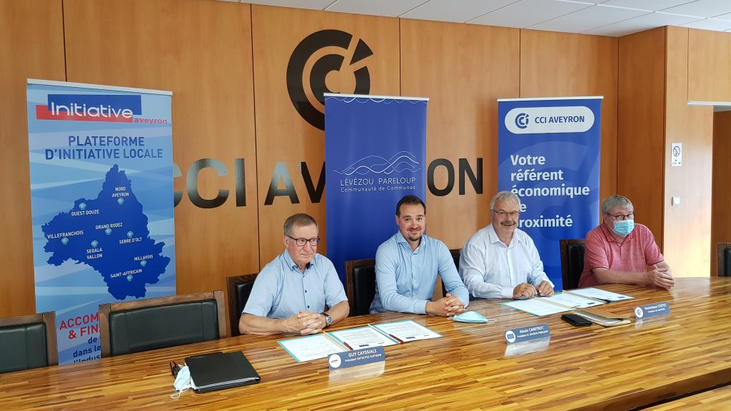 Communauté de communes Lévézou Pareloup : Signature d'une convention en faveur de l'économie