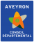 Conseil Départemental de l'Aveyron, partenaire des carnets de l'Aveyron